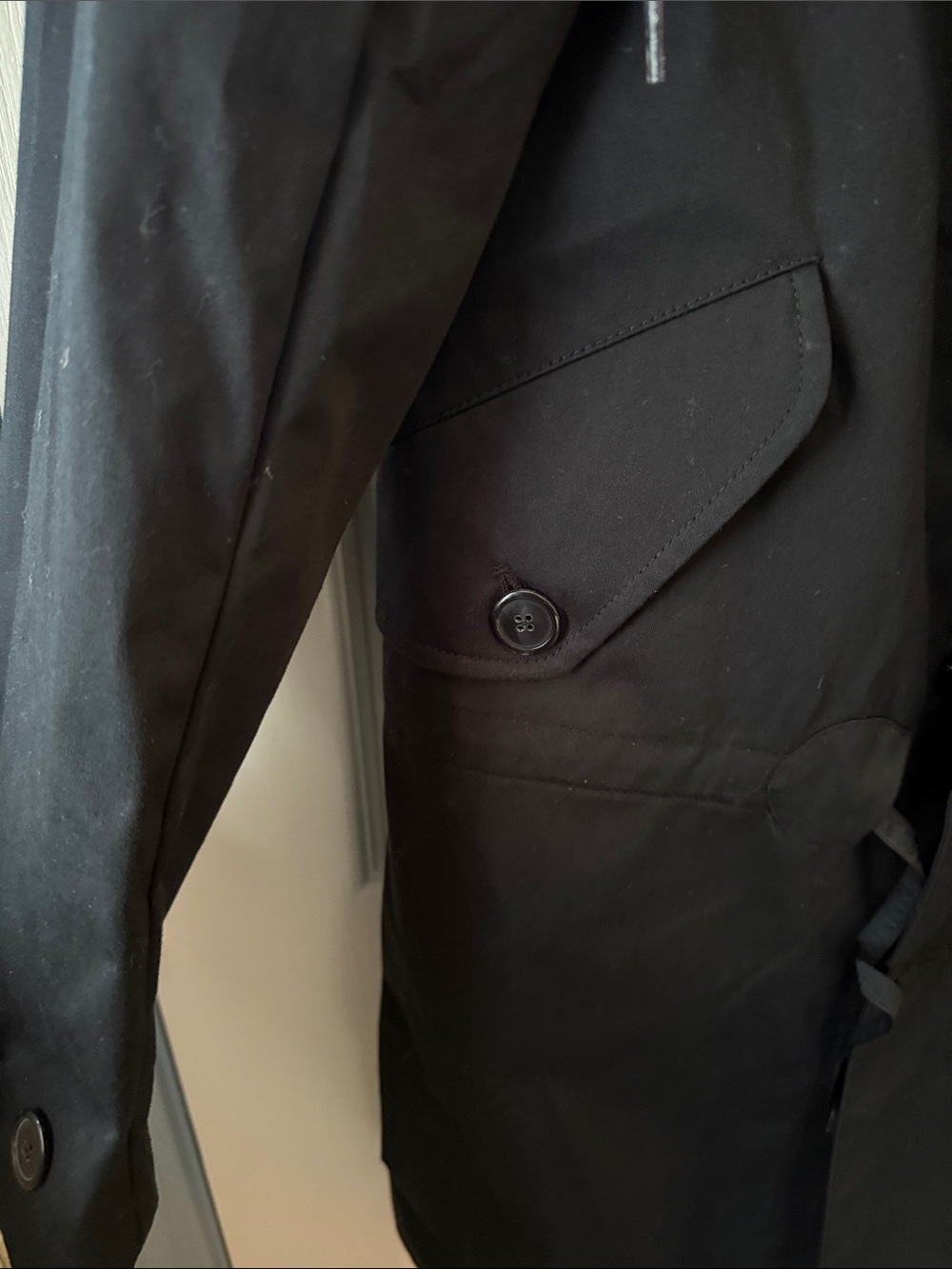 Golden Goose Black Hooded raincoat - Picture 4 of 6